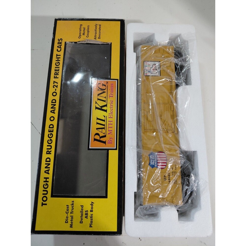 MTH RK- 7405L O Gauge Model Railroad Union Pacific Map & Herold Boxcar w/Box